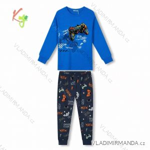 Pyžamo dlouhé dlouhý rukáv dětské chlapecké (98-128) KUGO MP6553