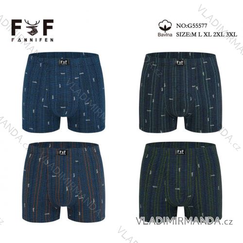 Boxerky bavlněné pánské nadrozměr (M - 3XL)  FANNIFEN FNF26G55577