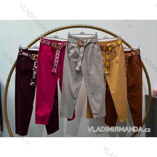 Kalhoty strečové dámské (S/M/L ONE SIZE) ITALSKÁ MÓDA IMHH26001
