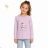 Long sleeve T-shirt for girls (98-128) KUGO WK1225