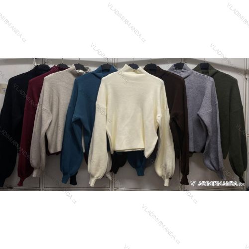Women's long-sleeved, lightweight, zipped hooded sweatshirt, oversized (52/54/56 ONE SIZE) ITALIAN FASHION IMC25359