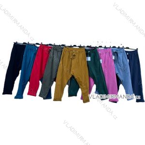 Tepláky baggy dlouhé dámské (S/M ONE SIZE) ITALSKÁ MÓDA IMD21549/DUR
