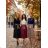 Women's long pleated skirt with belt, oversized (44/46/48 ONE SIZE) ITALIAN FASHION IM4260315
