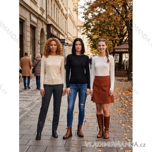 Women's Long Sleeve T-Shirt (S/M ONE SIZE) ITALIAN FASHION IMPDY23HH2321/LS16577