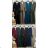 Šaty dlouhé elegantní 3/4 dlouhý rukáv dámské (S/M/L ONE SIZE) ITALSKÁ MÓDA IM426258