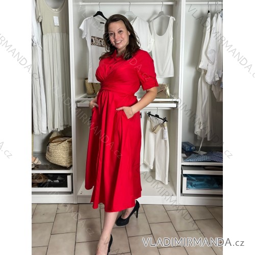 Women's Long Summer Sleeveless Dress KLEO (S/M ONE SIZE) ITALIAN FASHION IMSM2600018