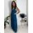 Langes lässiges Kurzarm-Damenkleid, übergroß (42/44/46 Einheitsgröße) ITALIENISCHE MODE IMD2525370