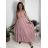 Langes lässiges Kurzarm-Damenkleid, übergroß (42/44/46 Einheitsgröße) ITALIENISCHE MODE IMD2525370