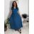 Women's long casual short sleeve dress (XS/S/M ONE SIZE) ITALIAN FASHION IMD2525369 beige XS/S/M