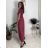 Women's long casual short sleeve dress (XS/S/M ONE SIZE) ITALIAN FASHION IMD2525369 beige XS/S/M