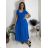 Women's long casual short sleeve dress (XS/S/M ONE SIZE) ITALIAN FASHION IMD2525369 beige XS/S/M