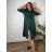 Shirt 3/4 sleeve ladies strip (4XL/5XL ONE SIZE) ITALSKÁ MÓDA IM422026