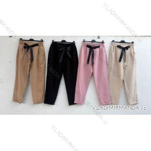 Kalhoty elegantní dámské nadrozměr (42/44/46 ONE SIZE) ITALSKÁ MÓDA IMD26108
