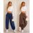 Kalhoty dlouhé volnočasové dámské (S/M/L ONE SIZE) ITALSKÁ MÓDA IMD26112