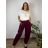 Oversize-Hose für Damen mit Gürtel (44/46/48, Einheitsgröße) Italienische Mode IM426266