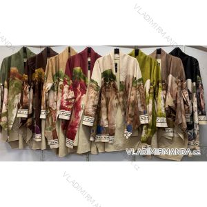 Cardigan dlouhý rukáv dámský nadrozměr (48/50/52 ONE SIZE) ITALSKÁ MÓDA IMC26300