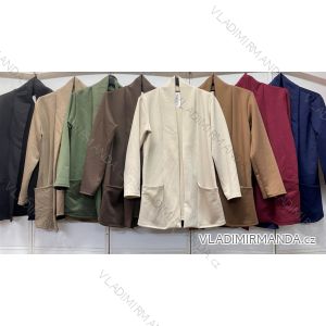 Cardigan dlouhý rukáv dámské nadrozměr (44/46/48 ONE SIZE) ITALSKÁ MÓDA IMC26313