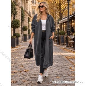 Mikina zateplená dlouhý rukáv dámská (S/M/L ONE SIZE) ITALSKÁ MÓDA IMD26136
