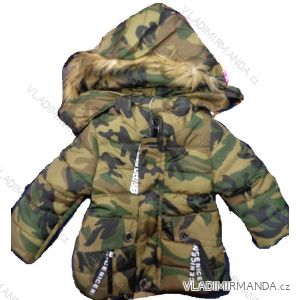 Bunda zimná dojčenská detská chlapčenská army maskáčová (74-104) CHILDHOOD G-29
