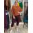 Damen-Rollkragenpullover mit kurzen Ärmeln (Einheitsgröße 42/44/46) ITALIENISCHE MODE IMC260237 S / M / L Wein