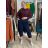 Damen-Rollkragenpullover mit kurzen Ärmeln (Einheitsgröße 42/44/46) ITALIENISCHE MODE IMC260237 S / M / L Wein