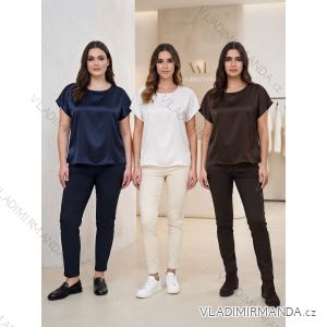 Tunika/halenka krátký rukáv dámská SALMA (S/M/L ONE SIZE) ITALSKá MODA IM326020