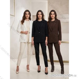 Sako elegantní dlouhý rukáv dámské (S/M/LONE SIZE) ITALSKá MóDA IM326021
