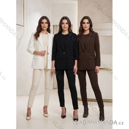 Jacket long sleeve (uni s-xl) ITALIAN Fashion IM318109 S / M / L white