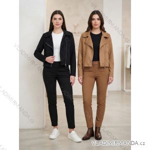 Bunda na zip dlouhýrukáv dámská (S/M/L ONE SIZE) ITALSKá MóDA IM326022