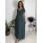 Šaty dlhé letné krátky rukáv dámske (S/M/L ONE SIZE) TALIANSKA MÓDA IM425MARIA-M