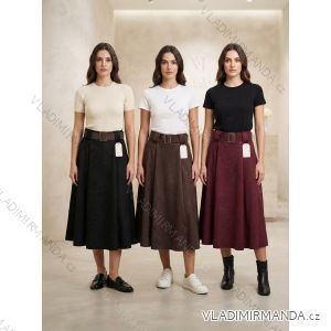 Damen-Langrock mit Gürtel MARIA (Einheitsgröße S/M/L) ITALIENISCHE MODE IMPLU26G03392