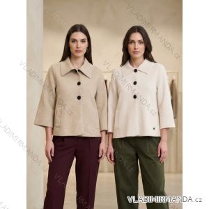 Damenmantel mit langen Ärmeln (Einheitsgröße S/M/L) ITALIENISCHE MODE IMPVN2525994