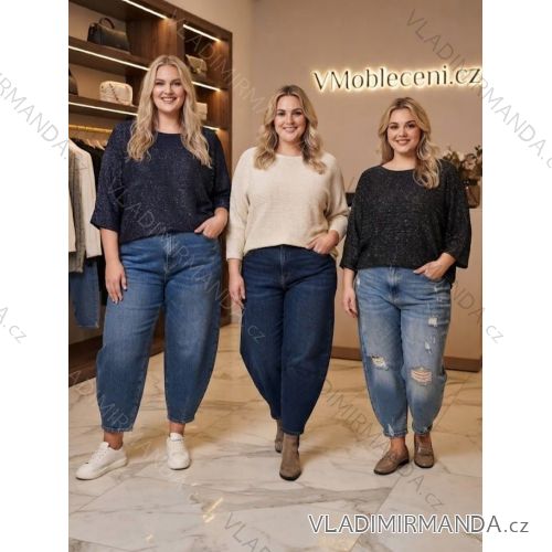 Elegante Jogginghose mit Gürtel, Damengröße Oversize (42/44/46, Einheitsgröße), italienische Mode, IM4260310