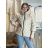 Damen-Rollkragenpullover mit kurzen Ärmeln (Einheitsgröße 42/44/46) ITALIENISCHE MODE IMC260237 46/48/50 beige