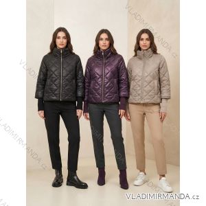 Bunda šusťáková oversize dlouhý rukáv dámská (M/L/XL ONE SIZE) ITALSKÁ MÓDA IMC26318/DUR