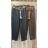 Kalhoty dlouhé s páskem dámské (S/M/L ONE SIZE) ITALSKÁ MÓDA IMHMM260445/DUR S/M/L vínová