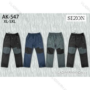 Kalhoty outdoor zateplené flaušovou podšívkou pánské nadrozměr (XL-5XL) SEZON SEZ26AK-547