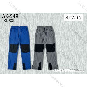 Kalhoty outdoor zateplené flaušovou podšívkou pánské nadrozměr (XL-5XL) SEZON SEZ26AK-549