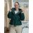 Kabátek oversize s páskem dlouhý rukáv dámský (M/L ONE SIZE) ITALSKÁ MÓDA IMD261002