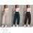 Oversize-Hose für Damen mit Gürtel (Einheitsgröße 42/44/46) Italienische Mode IM4260327