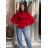 Women's Long Sleeve Knitted Sweater (S/M/L OVERSIZE) ITALIAN FASHION IMD24295