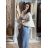 Women's Long Sleeve Knitted Sweater (S/M/L OVERSIZE) ITALIAN FASHION IMD24295