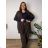 Elegant sweatpants with belt, women's oversized (42/44/46 ONE SIZE) ITALIAN FASHION IM4260310