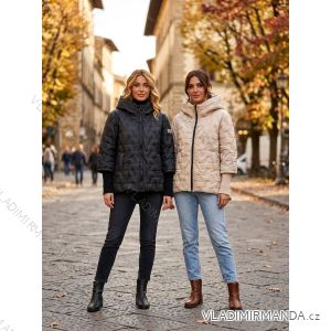 Damen-Rollkragenpullover mit kurzen Ärmeln (Einheitsgröße 42/44/46) ITALIENISCHE MODE IMC260237