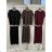 Oversized 3/4 long sleeve tunic for women (S/M ONE SIZE) ITALIAN FASHION IMPLI2501676 S / M / L black