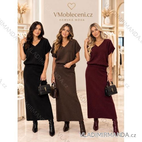 Damen-Langrock mit Gürtel MARIA (Einheitsgröße S/M/L) ITALIENISCHE MODE IMPLU26G03392