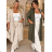 Cardigan s kapsami dlouhý rukáv dámský nadrozměr GITA (46/48/50 ONE SIZE) ITALSKÁ MÓDA IMC25337/DUR béžová 46/48/50