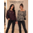 Übergroße 3/4-Langarm-Tunika für Damen (S/M ONE SIZE) ITALIAN FASHION IMPLI2501676
