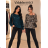 Übergroße 3/4-Langarm-Tunika für Damen (S/M ONE SIZE) ITALIAN FASHION IMPLI2501676 M/L/XL braun