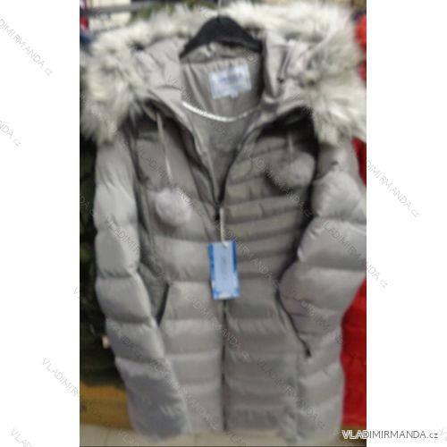 Bunda kabát  s kožešinou dámská (s-2xl) HA-LIE W581